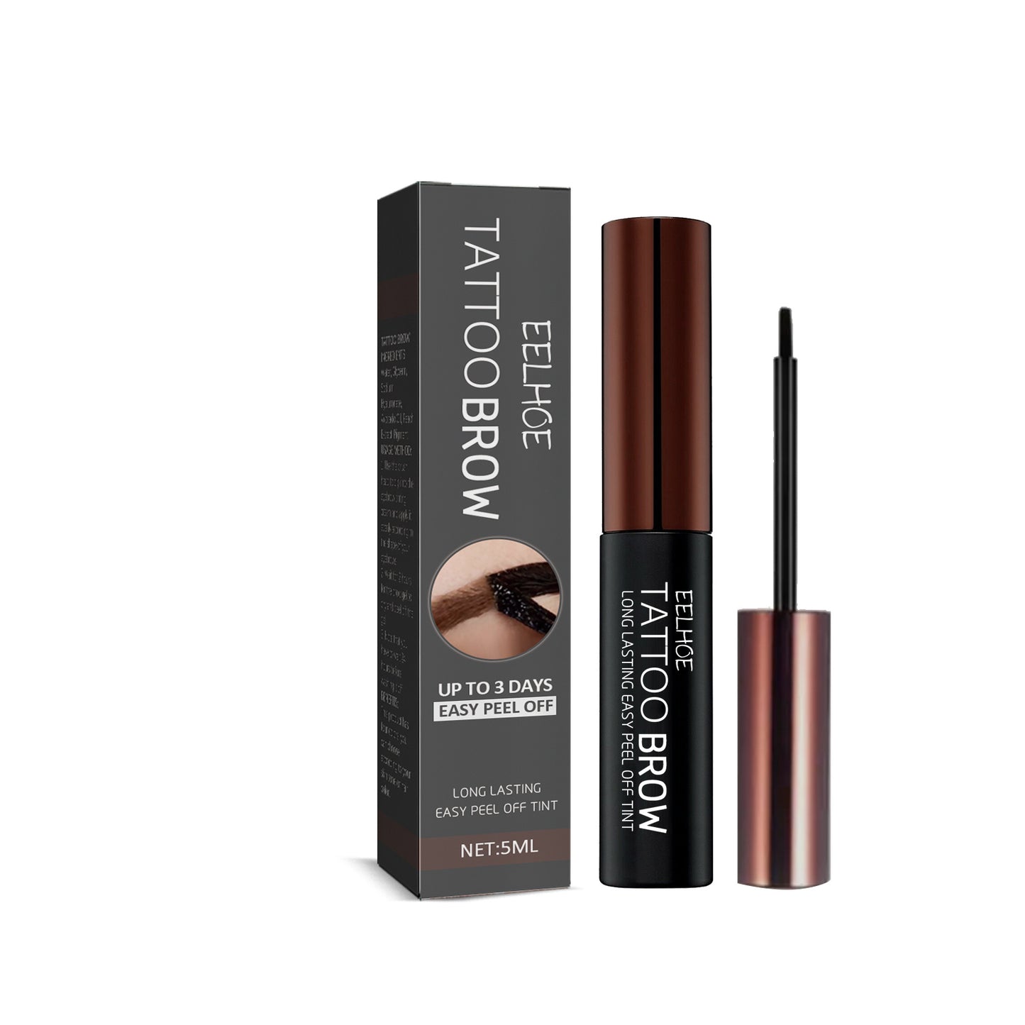 EELHOE Peel-Off Eyebrow Tattoo Gel – Waterproof Brow Tint