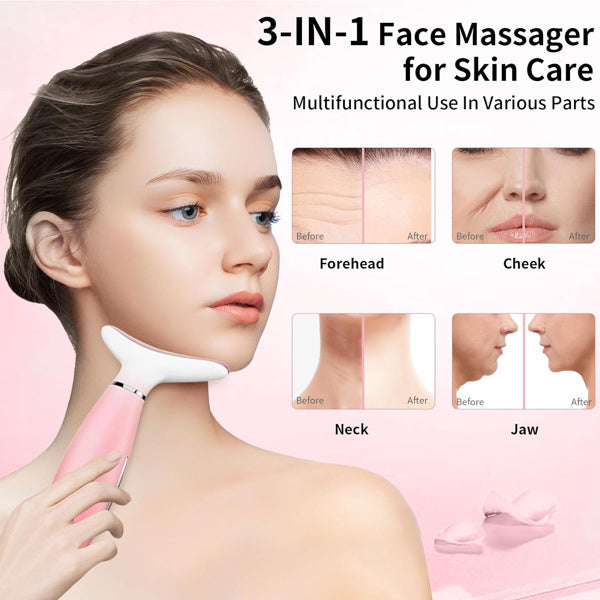 Facial & Neck Massager – Skin-Tightening Massage Tool