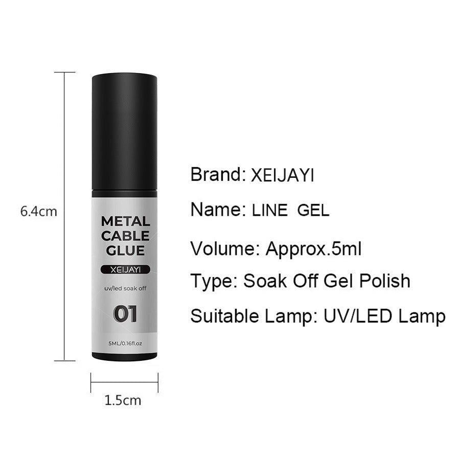 5ml Nail Edge Sealer – Strong Metal Cable Adhesive Gel