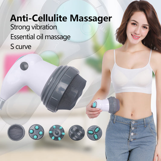 Electric Noiseless Vibration Kneading & Massage Roller – Full Body Relaxation Massager