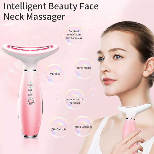 Facial & Neck Massager – Skin-Tightening Massage Tool